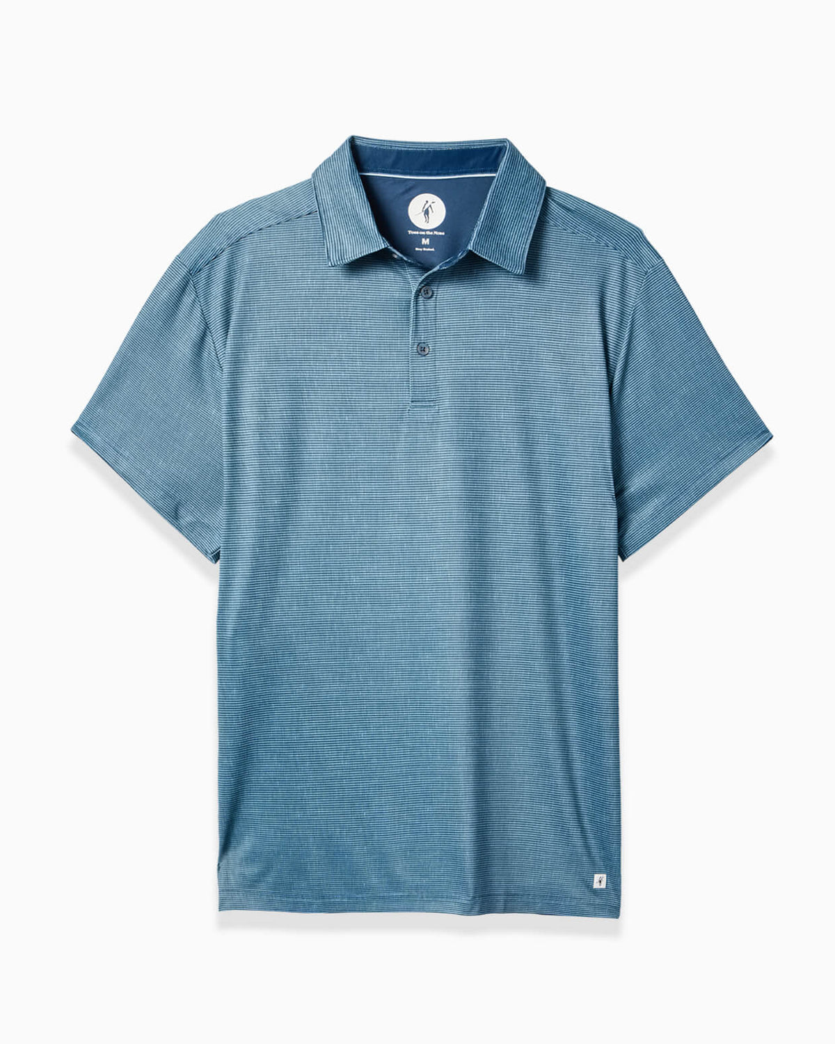 Clubhouse Polo | Navy Pinstripe flat #color_navy pinstripe