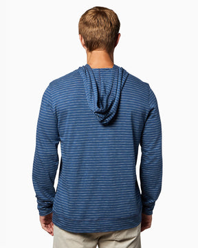 Topside Hoodie | Indigo Stripe