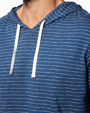 Topside Hoodie | Indigo Stripe