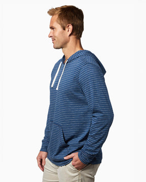 Topside Hoodie | Indigo Stripe
