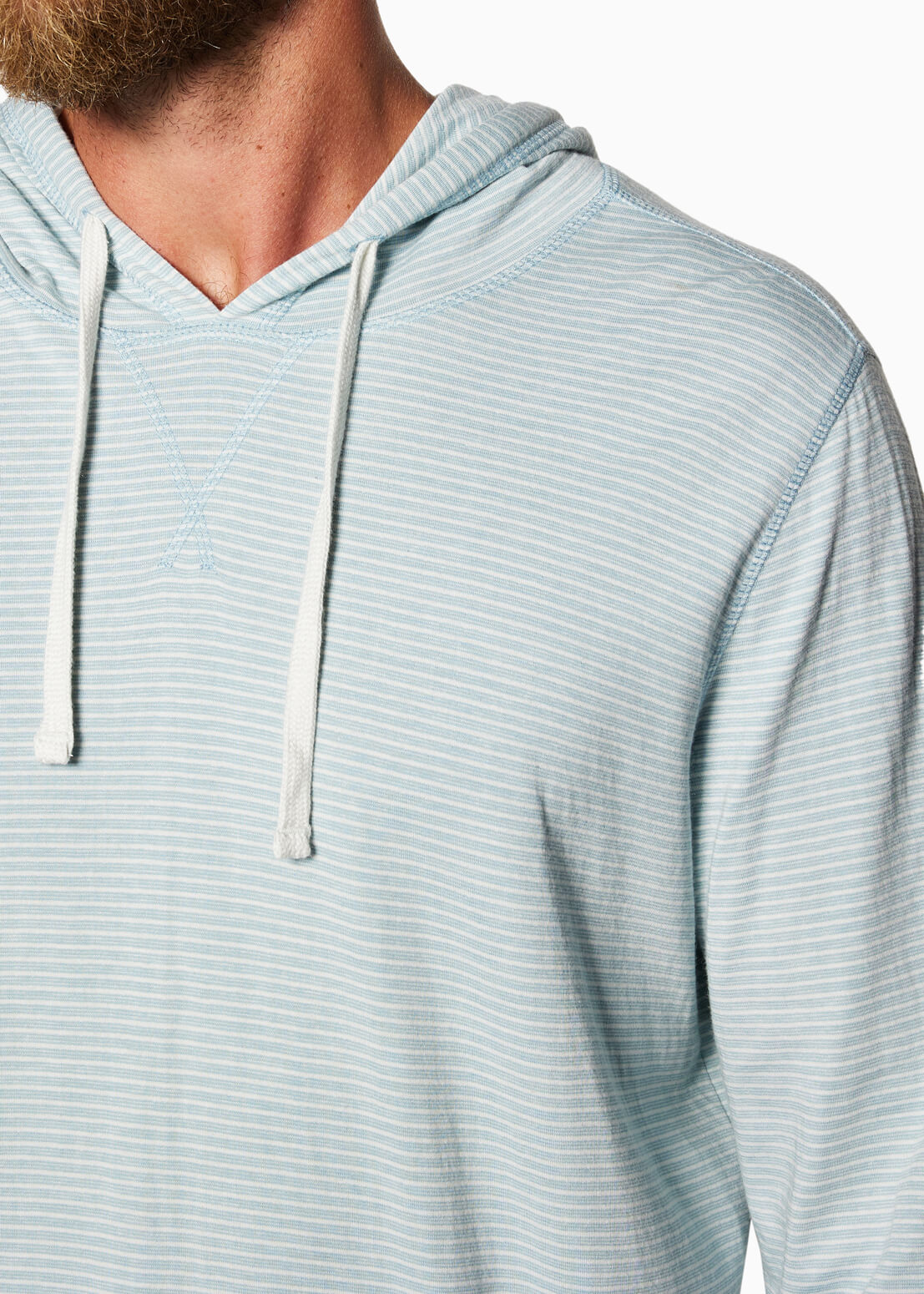 Surf Club Hoodie | Sixty One Collection detail #color_seafoam stripe