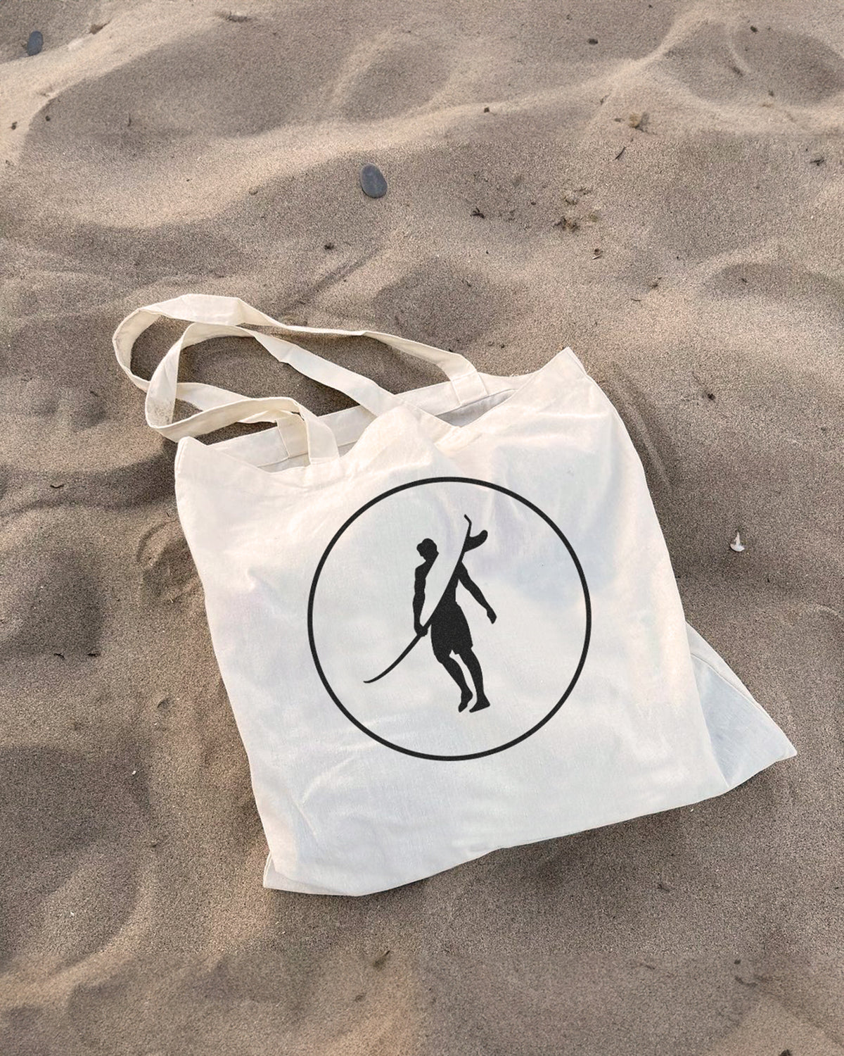Tote Bag | Shadowman Logo DETAIL  #color_natural