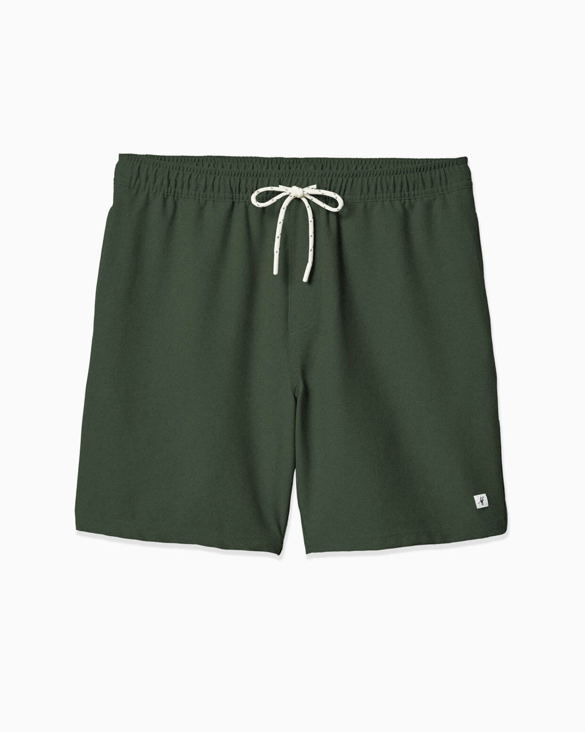 Cojo Trail | Elastic Waist Short OLIVE flat #color_cojo olive