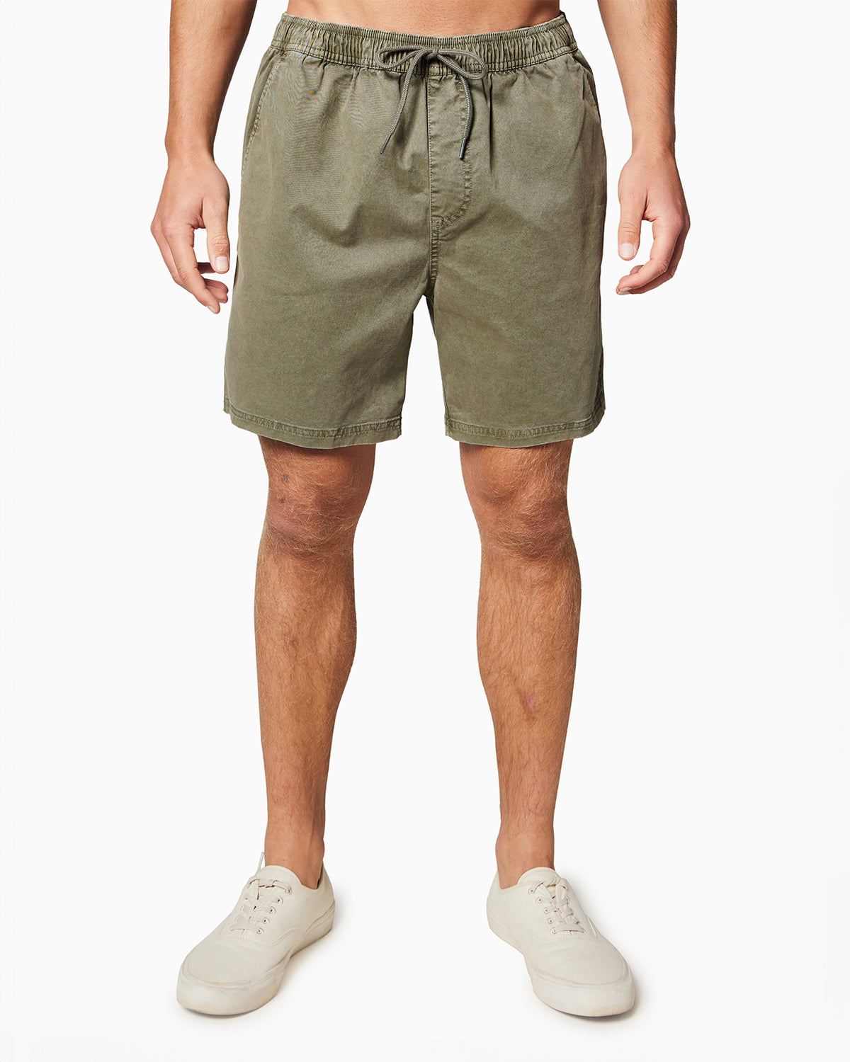 Laidback | Chino Short FRONT #color_olive