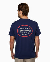 Surf Shop | Short Sleeve T-Shirt back #color_navy