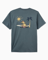 Wax On | Short Sleeve T-Shirt FLAT #color_storm