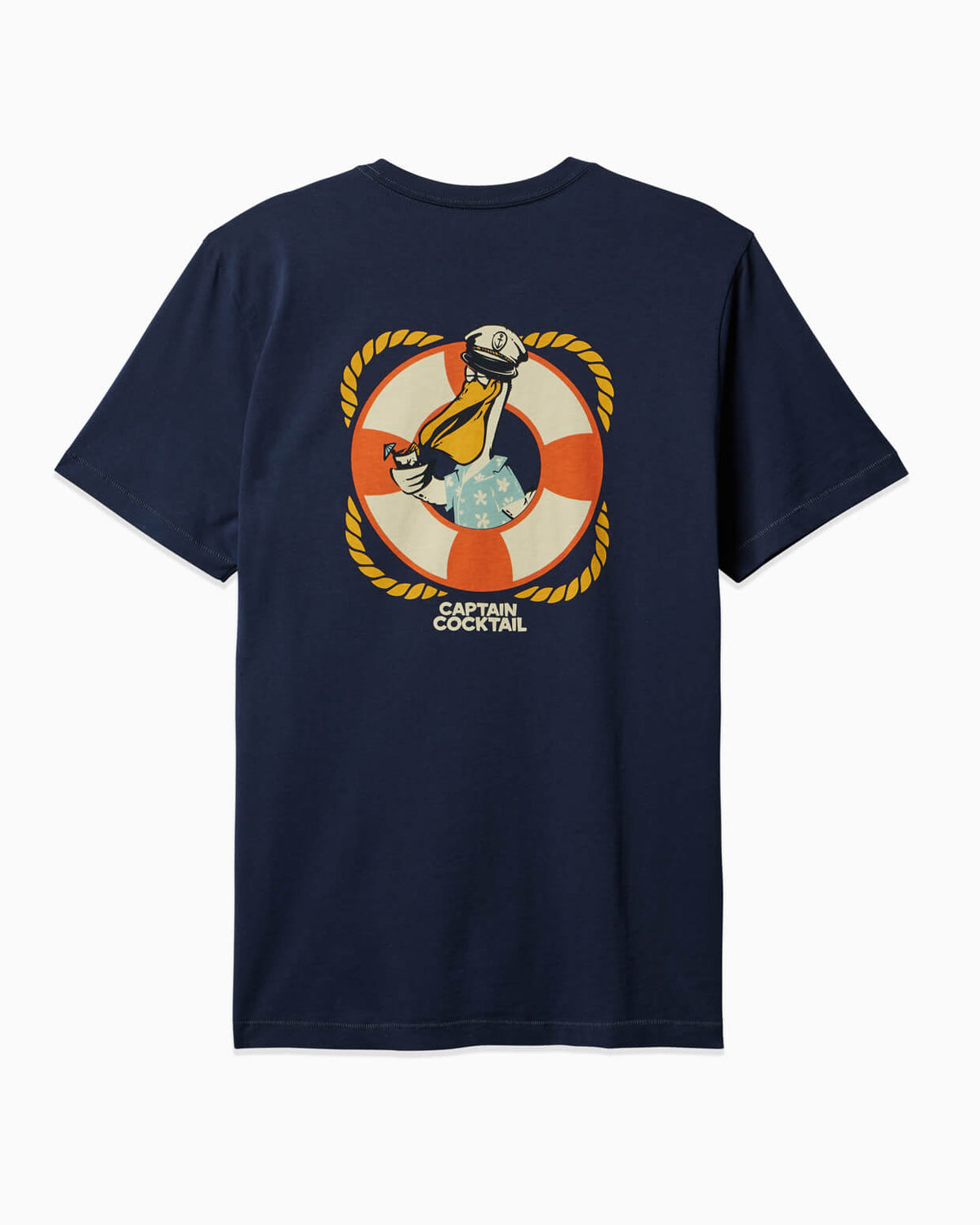 Overboard | Short Sleeve T-Shirt FLAT #color_navy