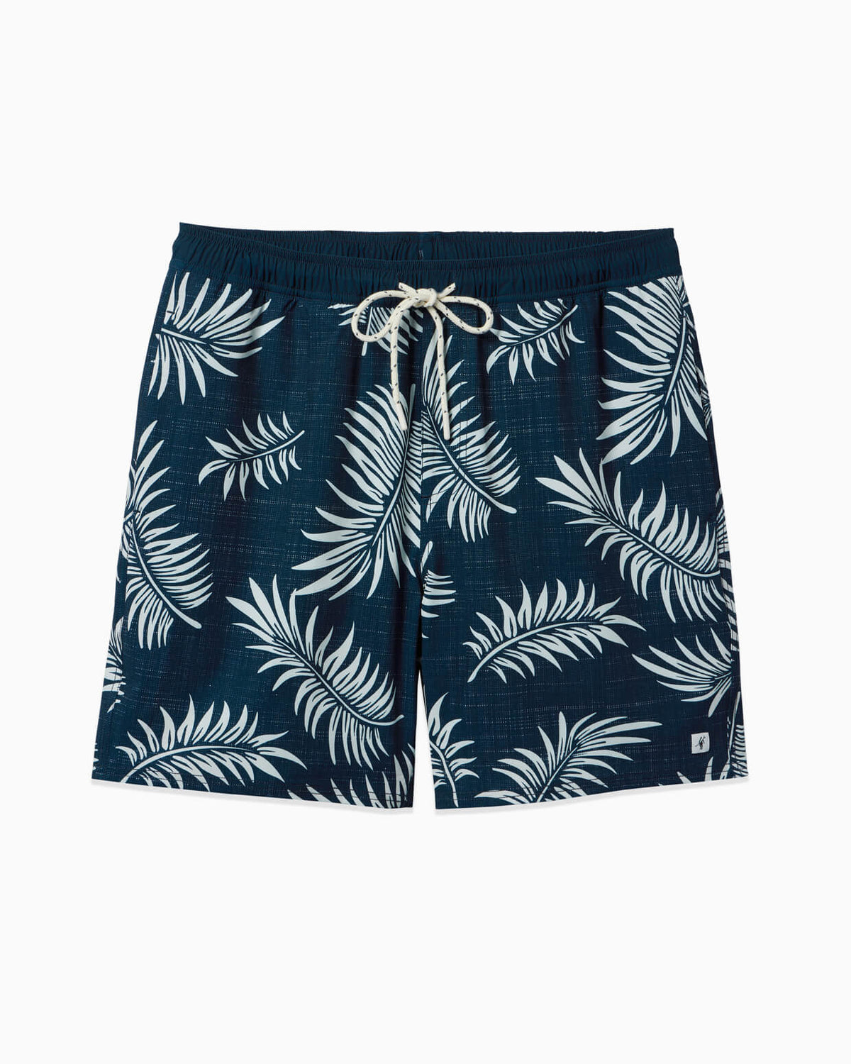 Malibu | Navy Breezy Palms FLAT #color_navy breezy palms
