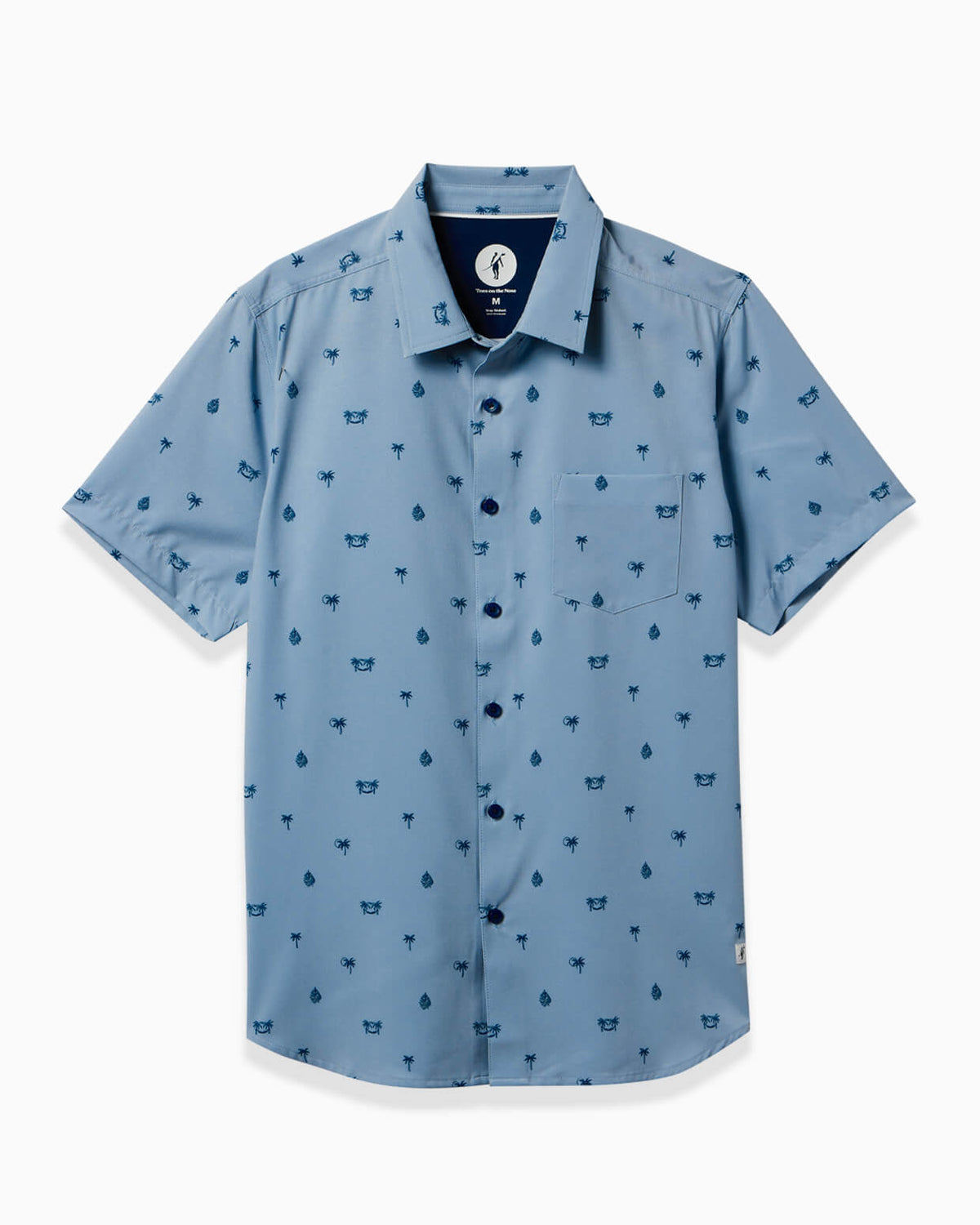 Golden State Stretch Woven | Blue Lazy Days FLAT #color_blue lazy days