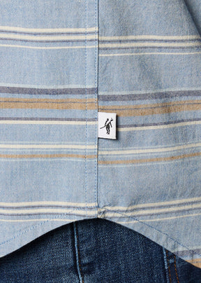 Coastline Woven | Blue Multi Stripe