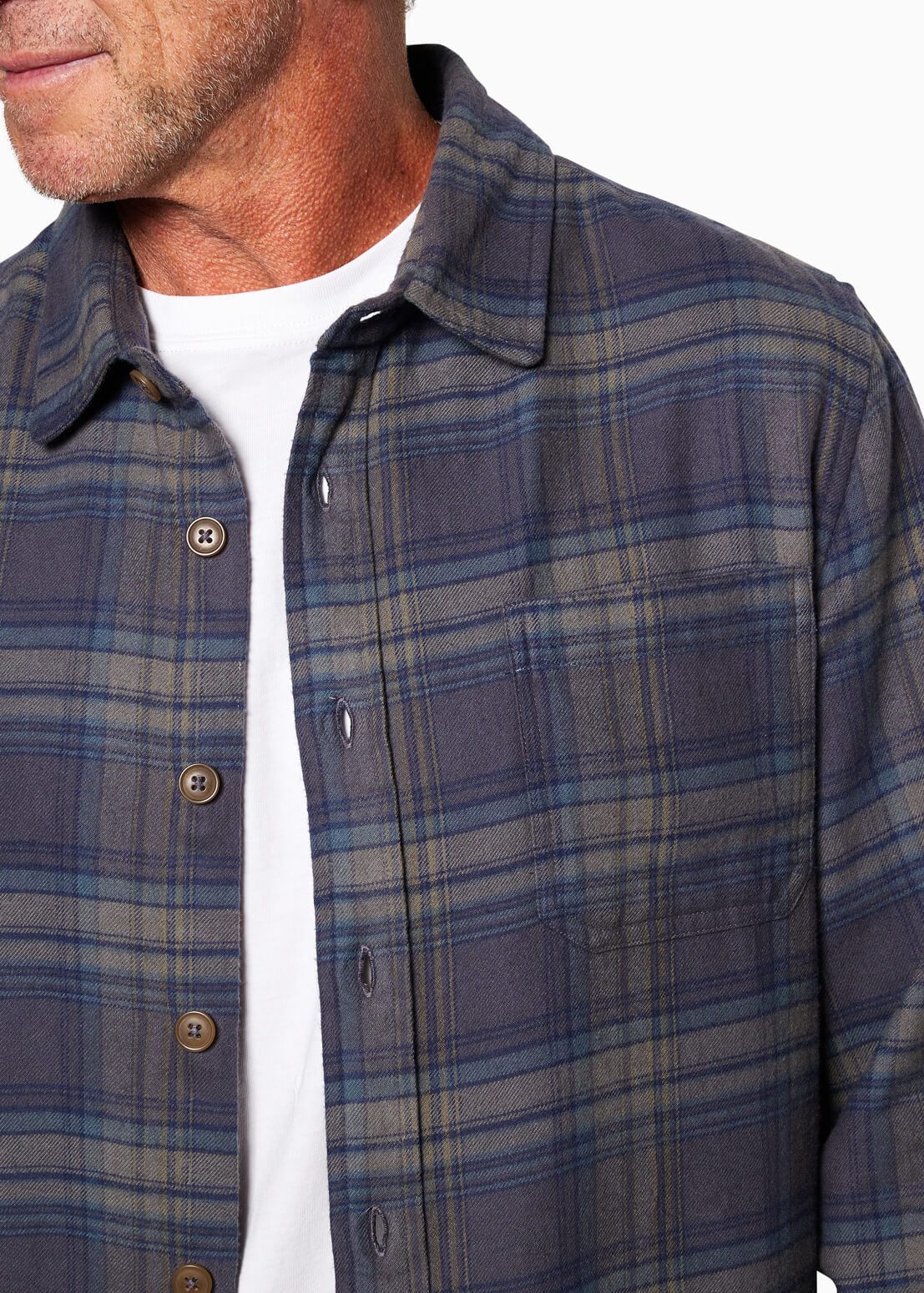 Atwater | Flannel Shirt detail #color_charcoal
