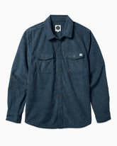 Sunridge | Corduroy Shirt NAVY FLAT #color_navy