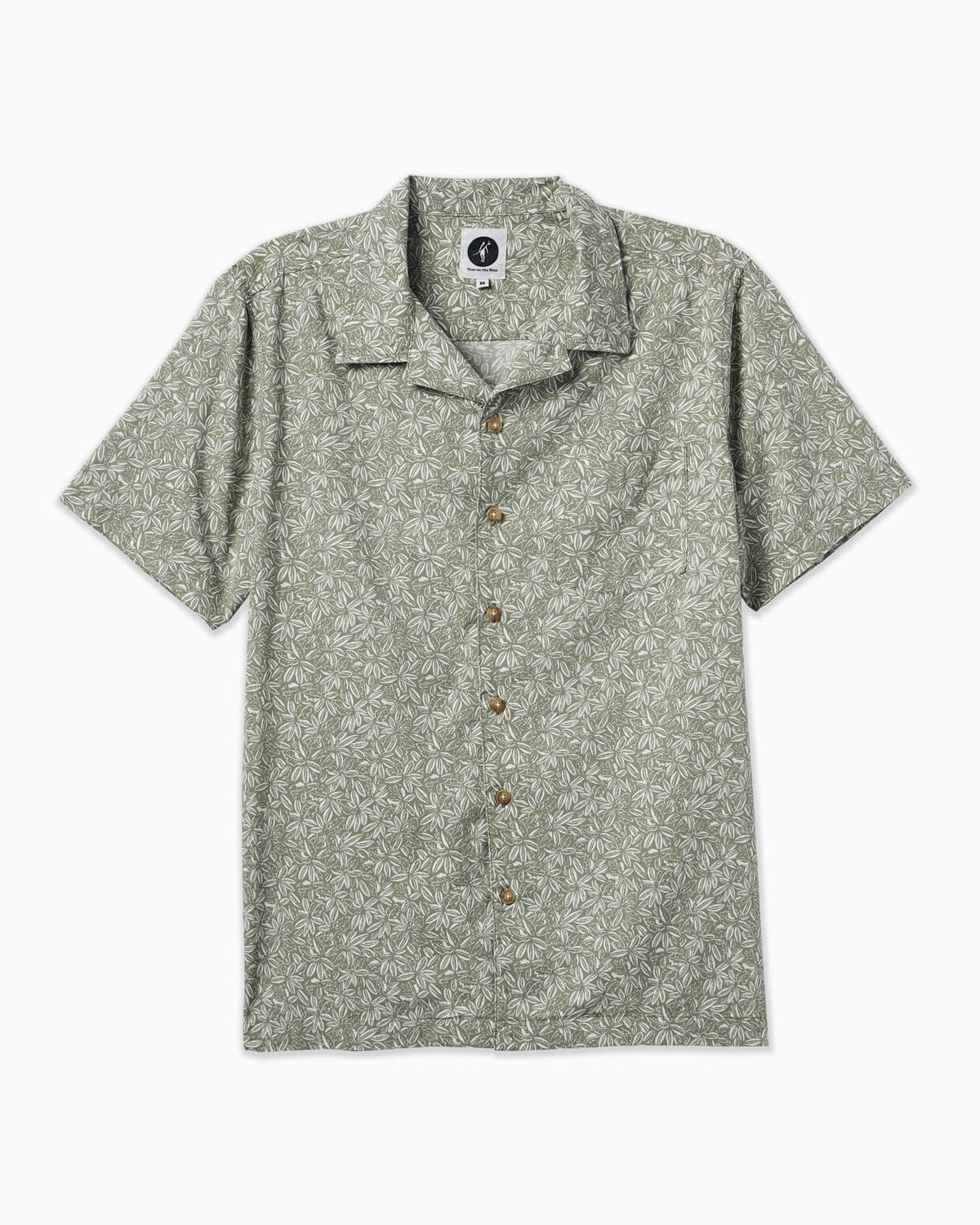 Palms | Seagrass Micro Floral FLAT #color_seagrass micro floral