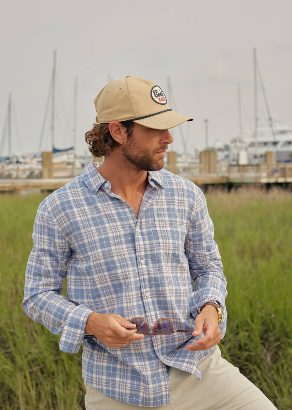 Toes on the Nose Long Sleeve Button-Ups displayed on mobile view, highlighting the designs.
