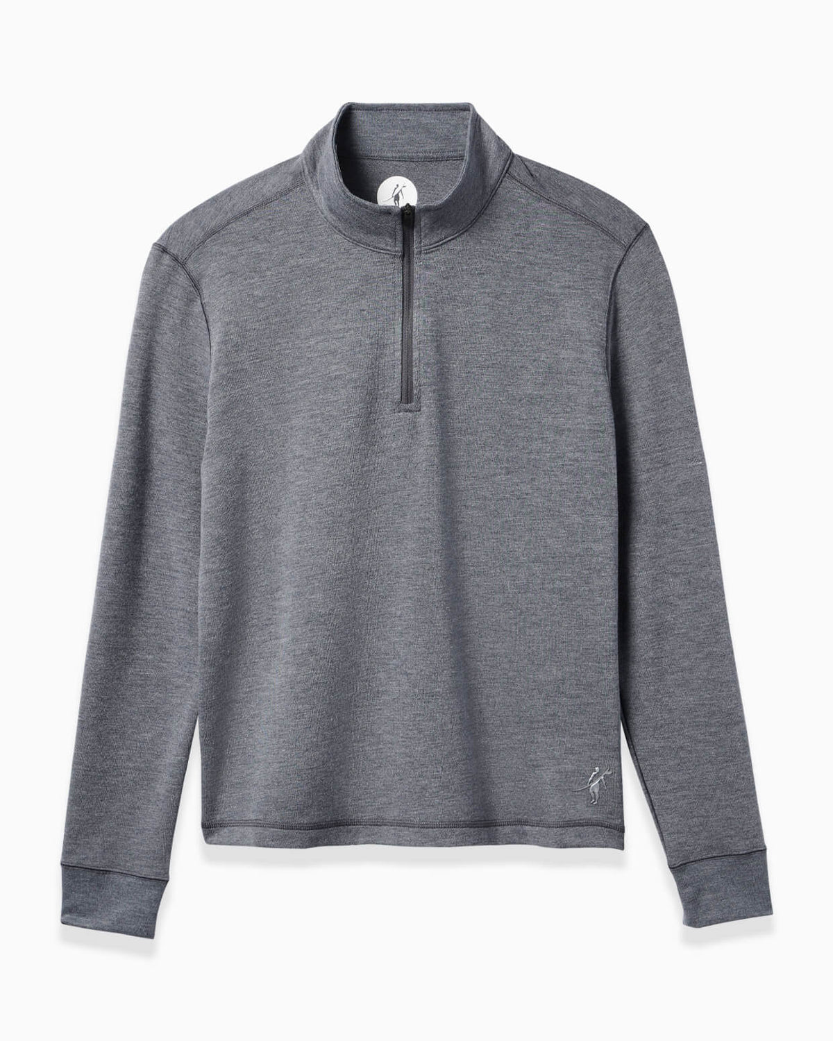 Barrel Quarter-Zip | Women's (Sea Silk) flat #color_dark heather grey