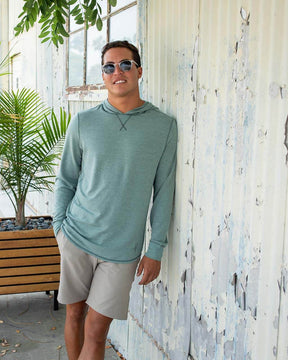 Schooner | Long Sleeve Hoodie (Sea Silk)