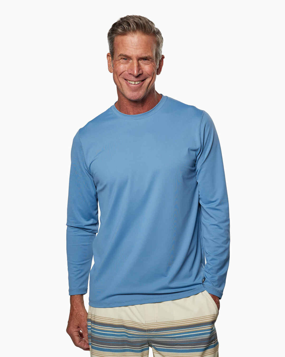 Protector Element Guard | UPF 50+ Long Sleeve UV Protective Shirt OCEAN front #color_ocean