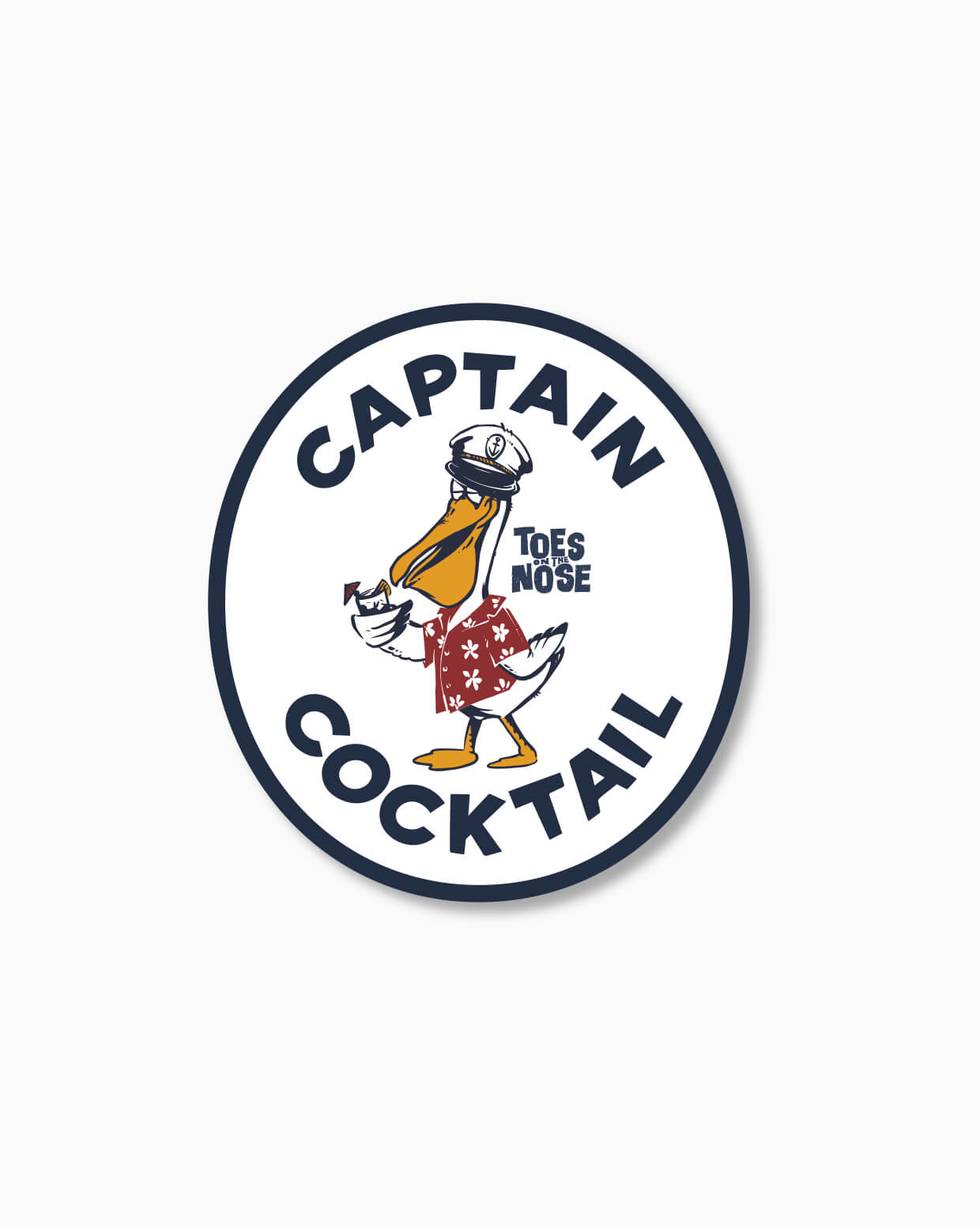 Captain Cocktail | Sticker front