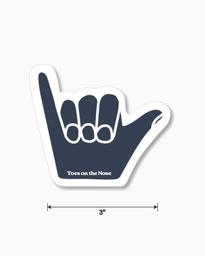 Hang Loose | Sticker dims