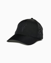 Surf Tech | Performance Snapback Hat BLACK front #color_black