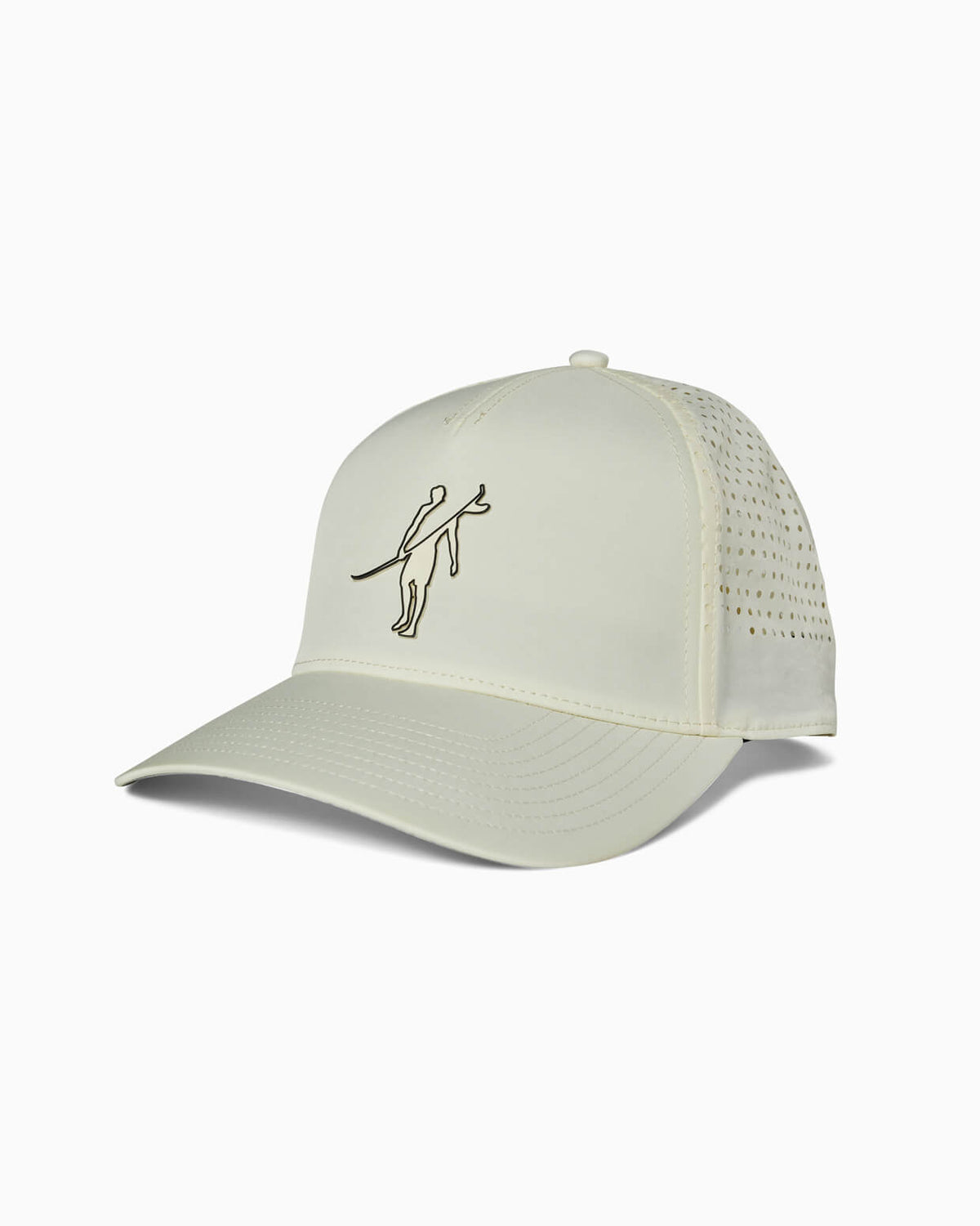 Surf Tech | Performance Snapback Hat CREAM front #color_cream