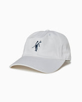 Club | 5 Panel Unstructured Strapback Hat WHITE front #color_white