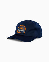 Land & Sea | 5 Panel Snapback Hat NAVY front #color_navy
