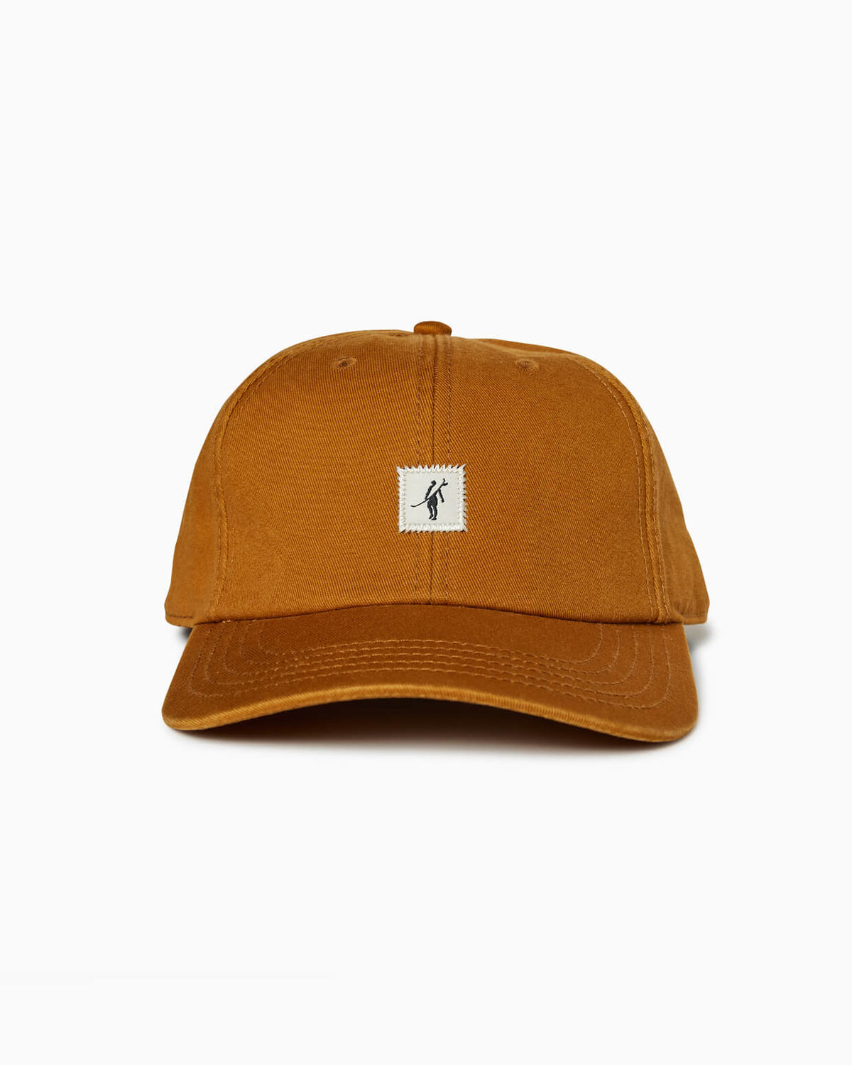 Shadowman | 5 Panel Unstructured Strapback Hat HAZEL front #color_hazel