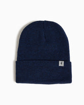 Shadowman | Beanie HEATHER NAVY front #color_heather navy