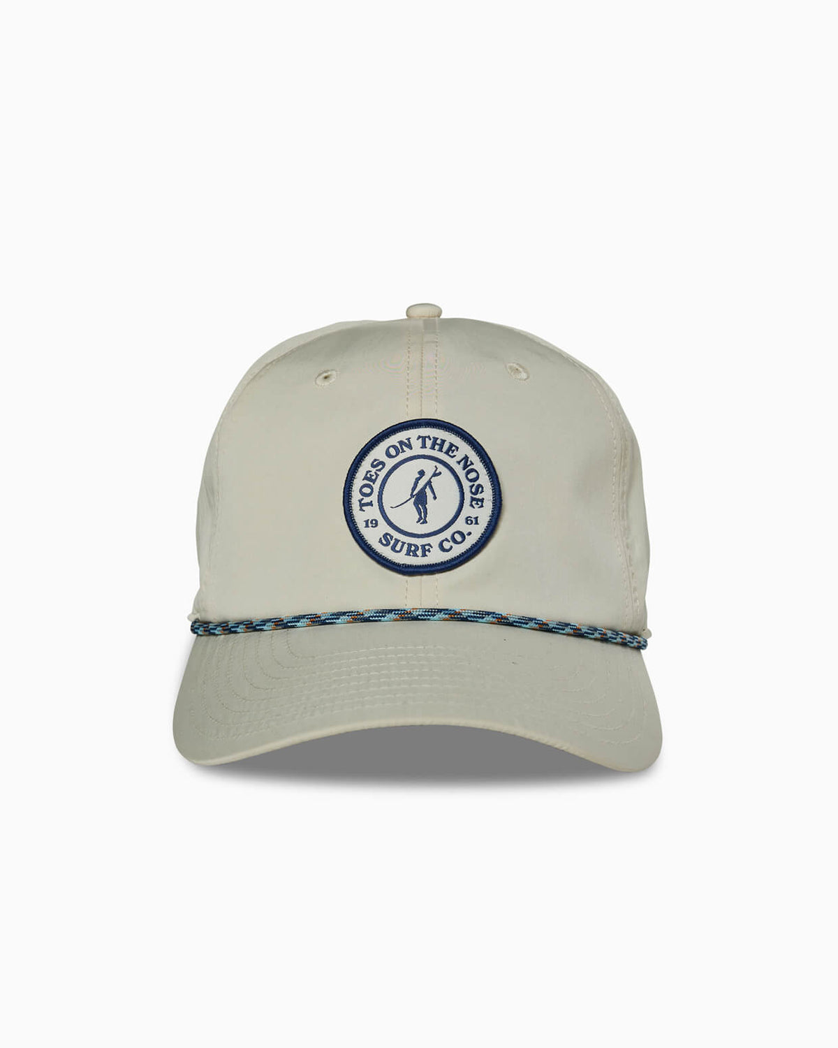 Shadow Surf | 5 Panel Snapback Hat NATURAL front #color_natural