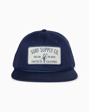 Surf Supply | 5-Panel Structured Snapback Hat