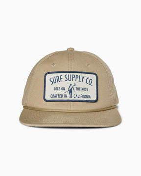Surf Supply | 5-Panel Structured Snapback Hat