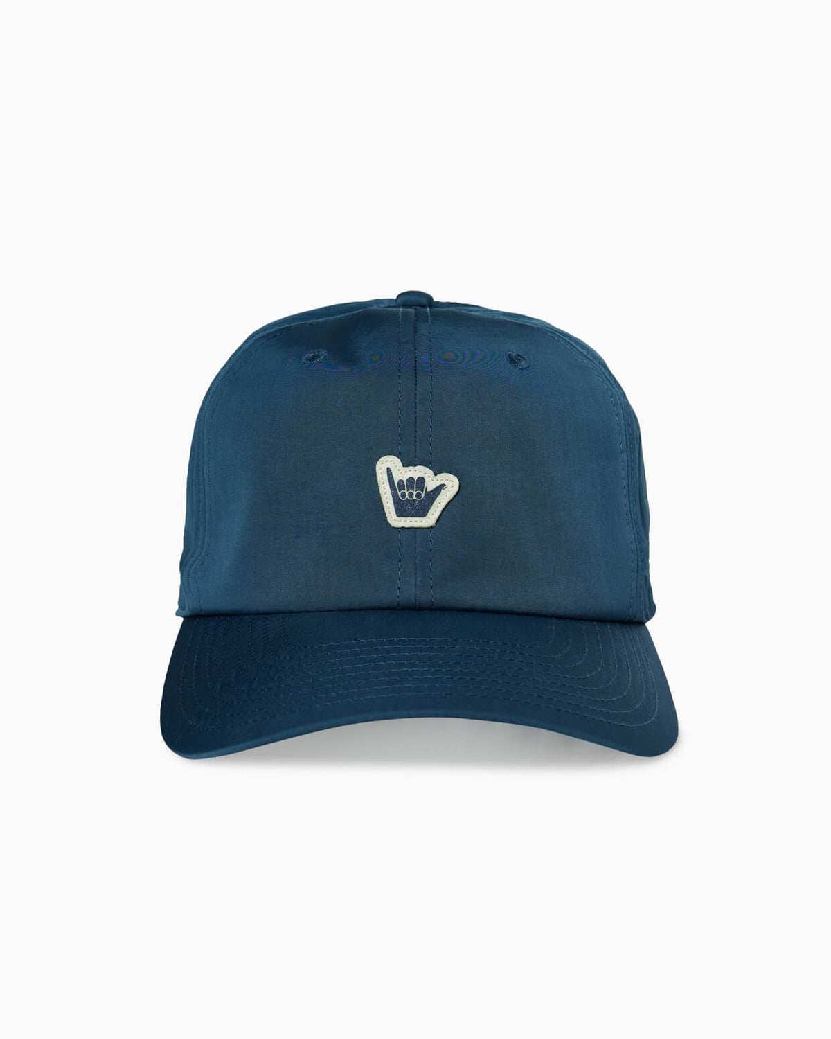 Hang Loose | 5 Panel Snapback Hat SLATE BLUE front #color_slate blue