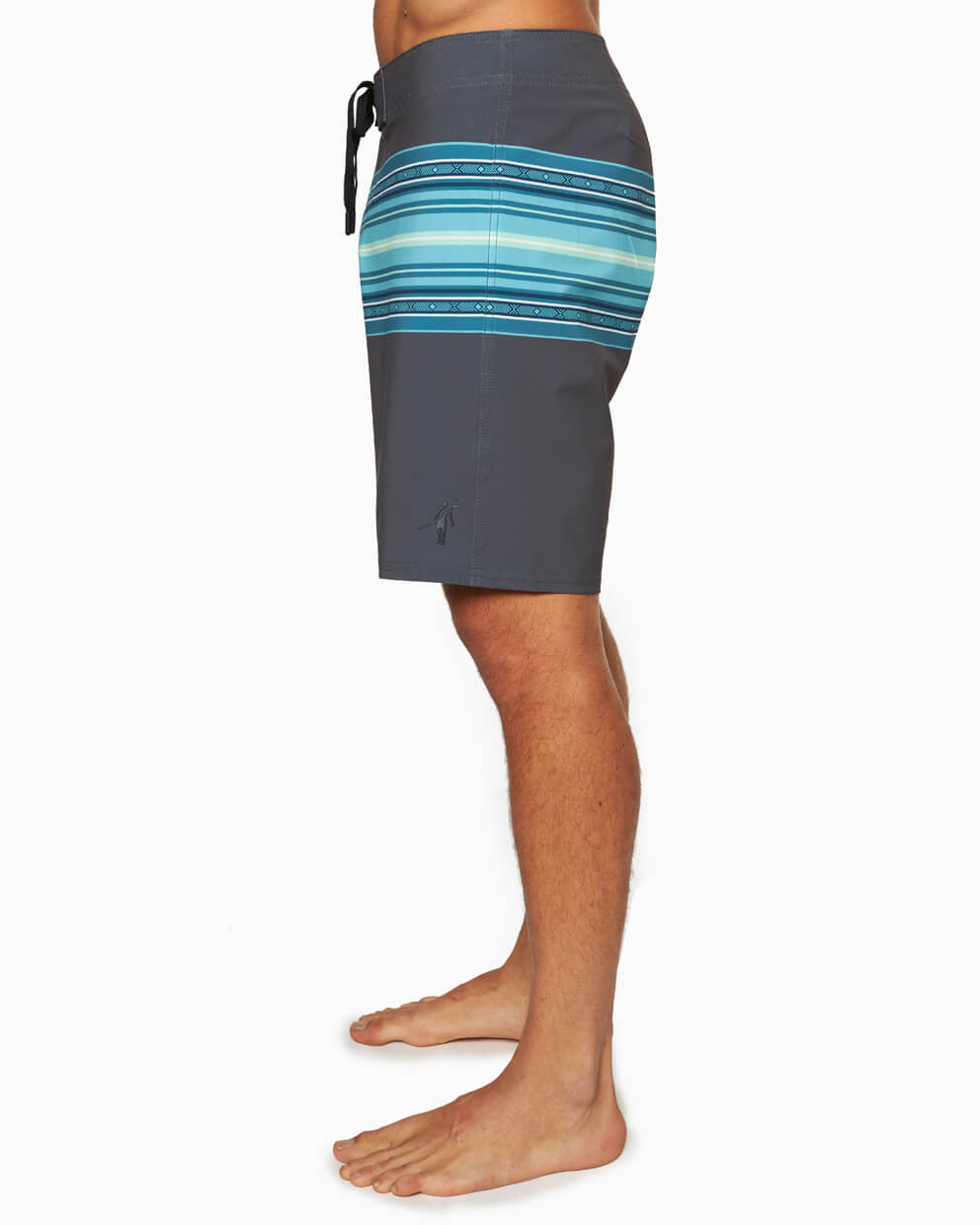 Pacific | Boardshort CHARCOAL SUNSET side #color_charcoal sunsets