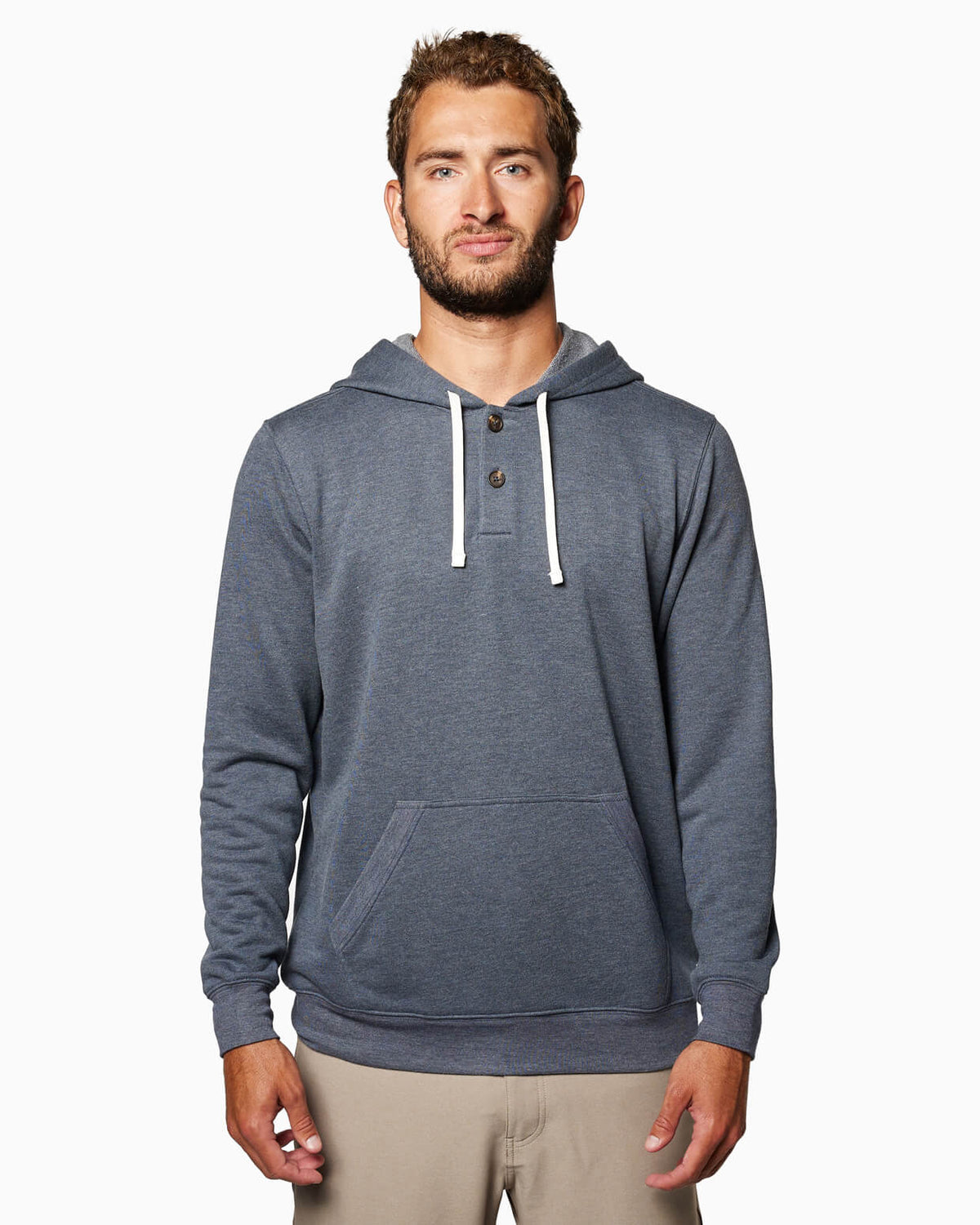Coastal Fleece | Pullover Hoodie front #color_navy