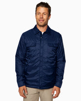State Parka | PrimaLoft® Insulated Jacket NAVY front #color_navy