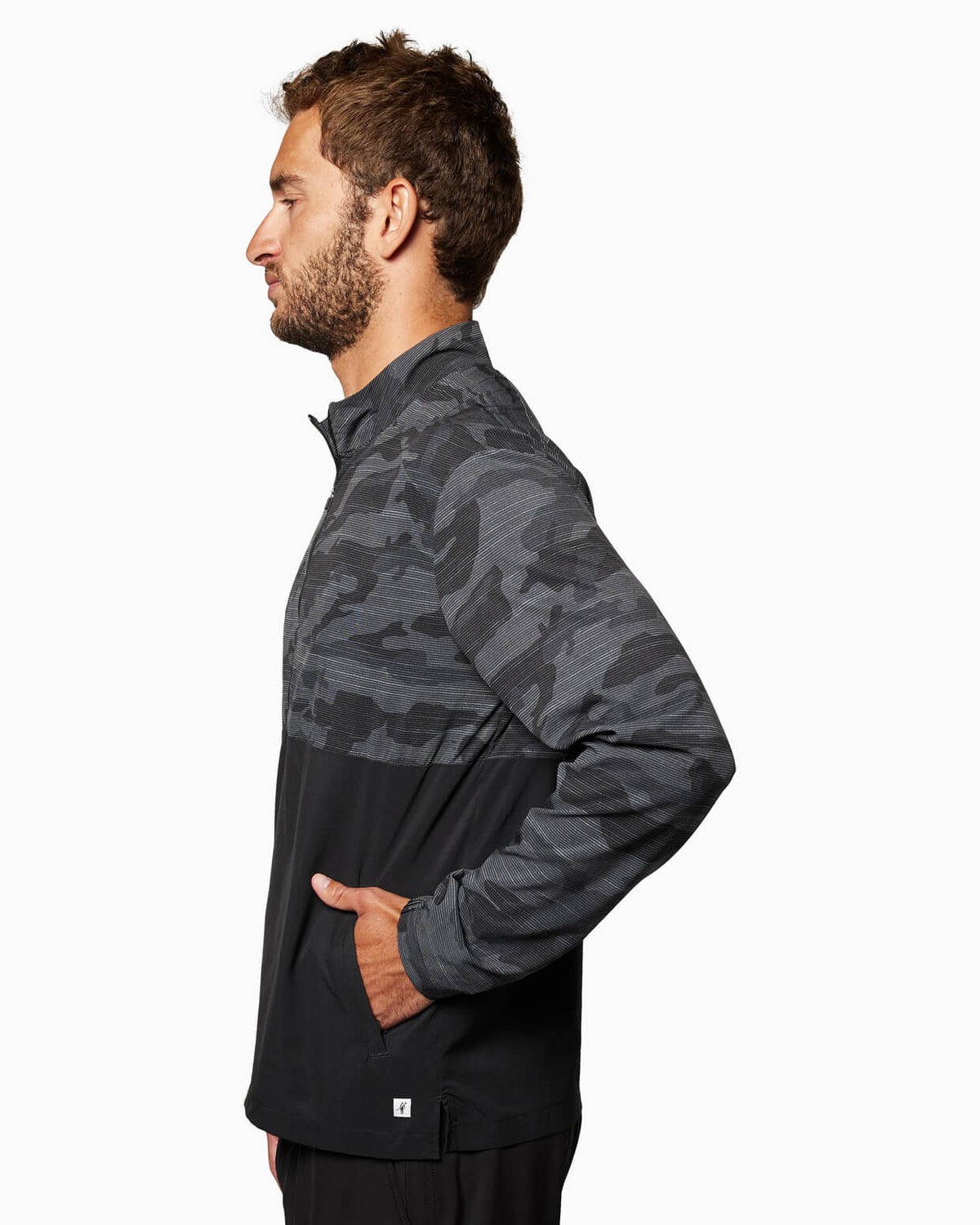 Offshore | Performance Jacket BLACK CAMO side #color_black camo