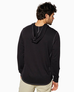 Schooner | Long Sleeve Hoodie (Sea Silk)