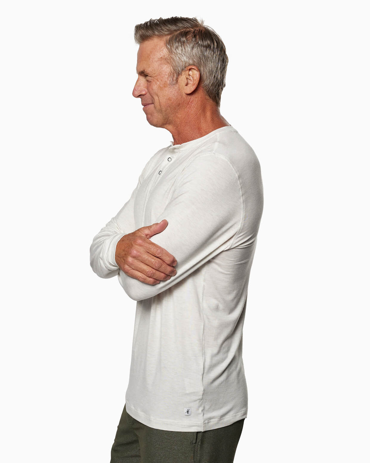 Sea Fit | Henley NATURAL side  #color_natural