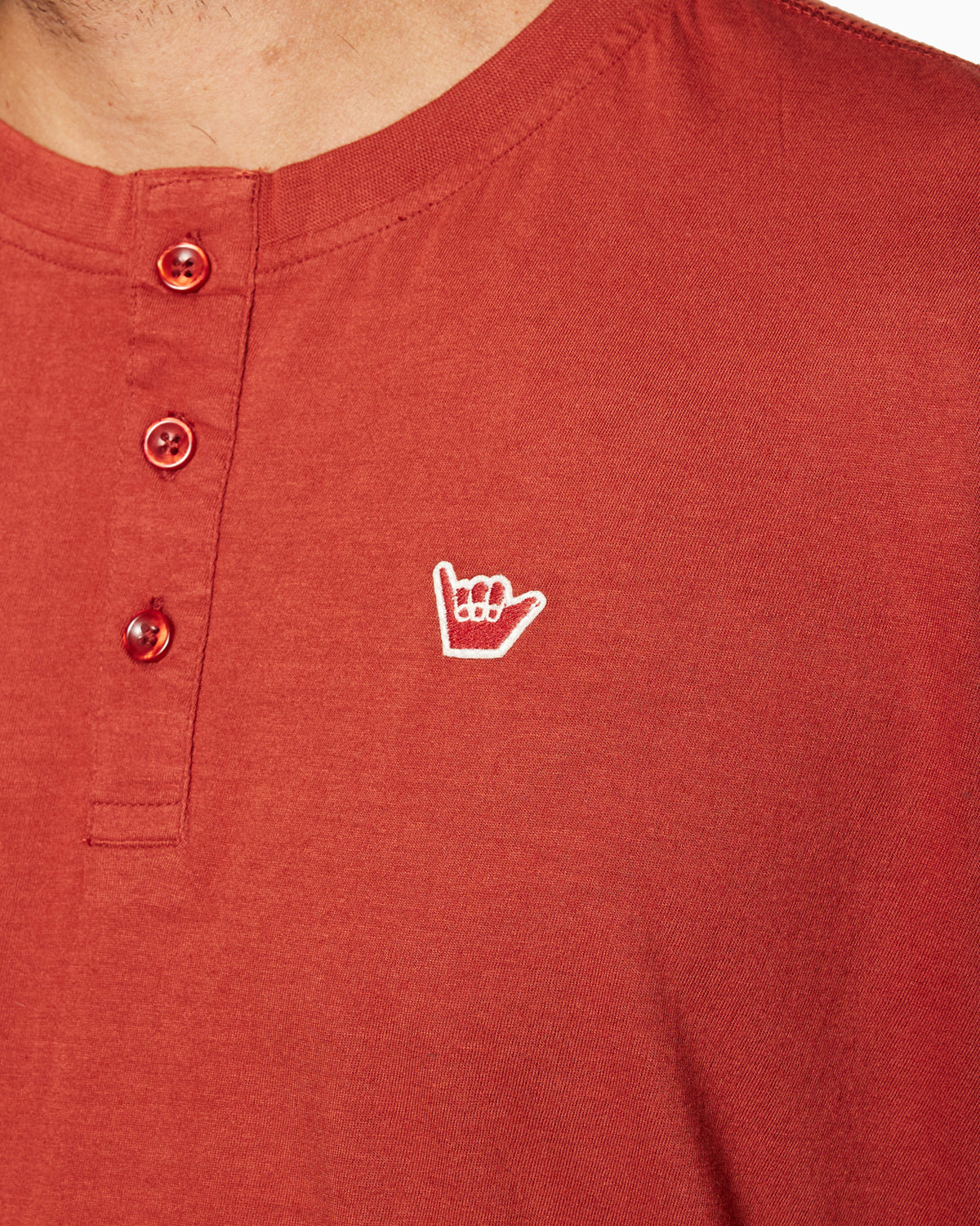 Hang Loose Henley | Sixty One Collection SPICE detail #color_spice