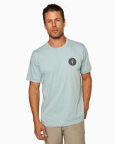 Heritage | Short Sleeve T-Shirt SEA FOAM front #color_sea foam