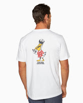 Captain Cocktail | Short Sleeve T-shirt WHITE back #color_white