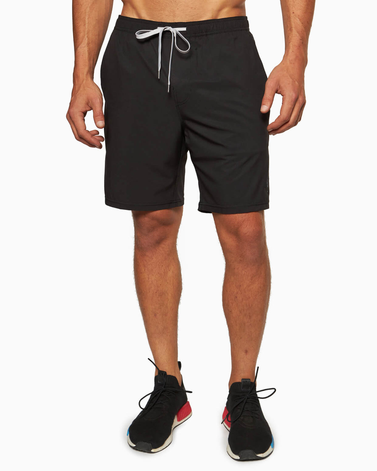 Avalon | Athletic Short BLACK front  #color_black