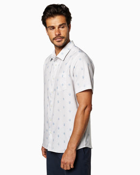 Golden State Stretch Woven | White Coral