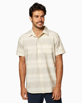 Coastline Woven | Beige Stripe