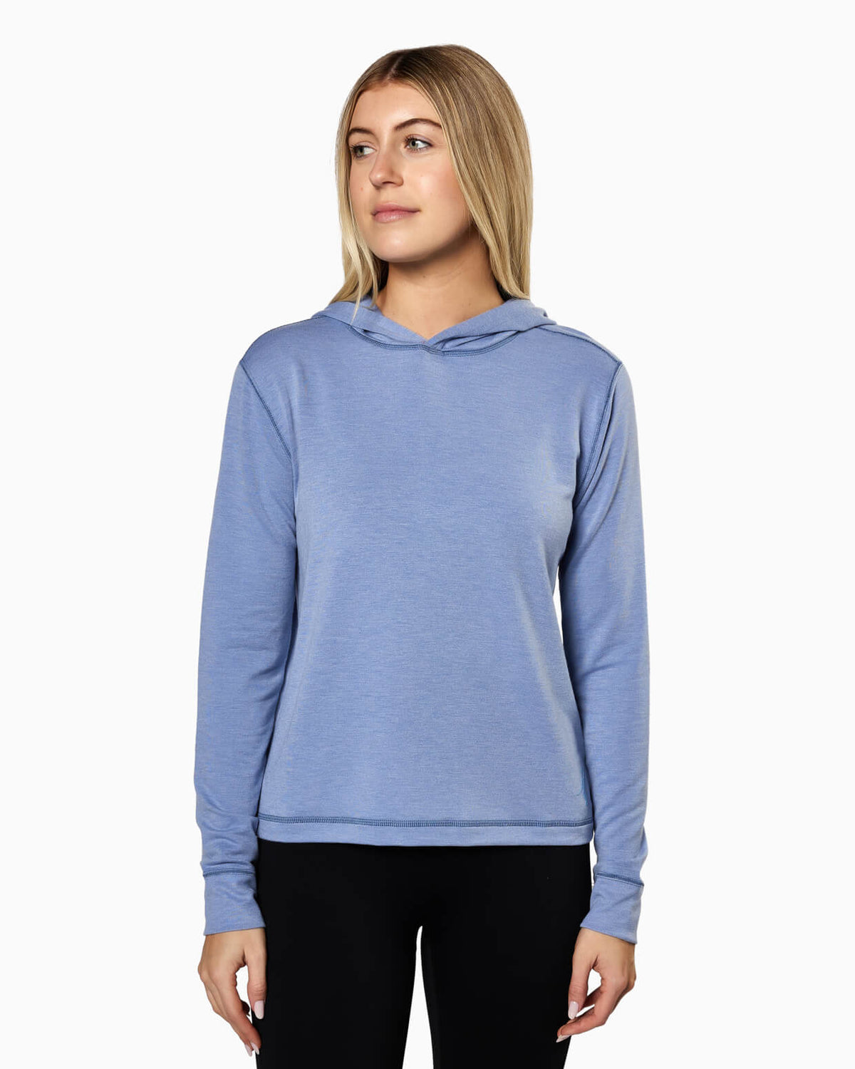 Schooner Hoodie | Women's (Sea Silk) PACIFIC front #color_pacific