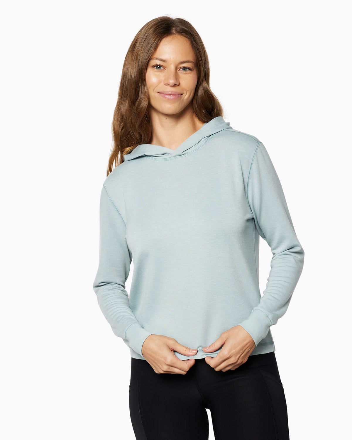 Schooner Hoodie | Women's (Sea Silk) SEA FOAM front #color_sea foam