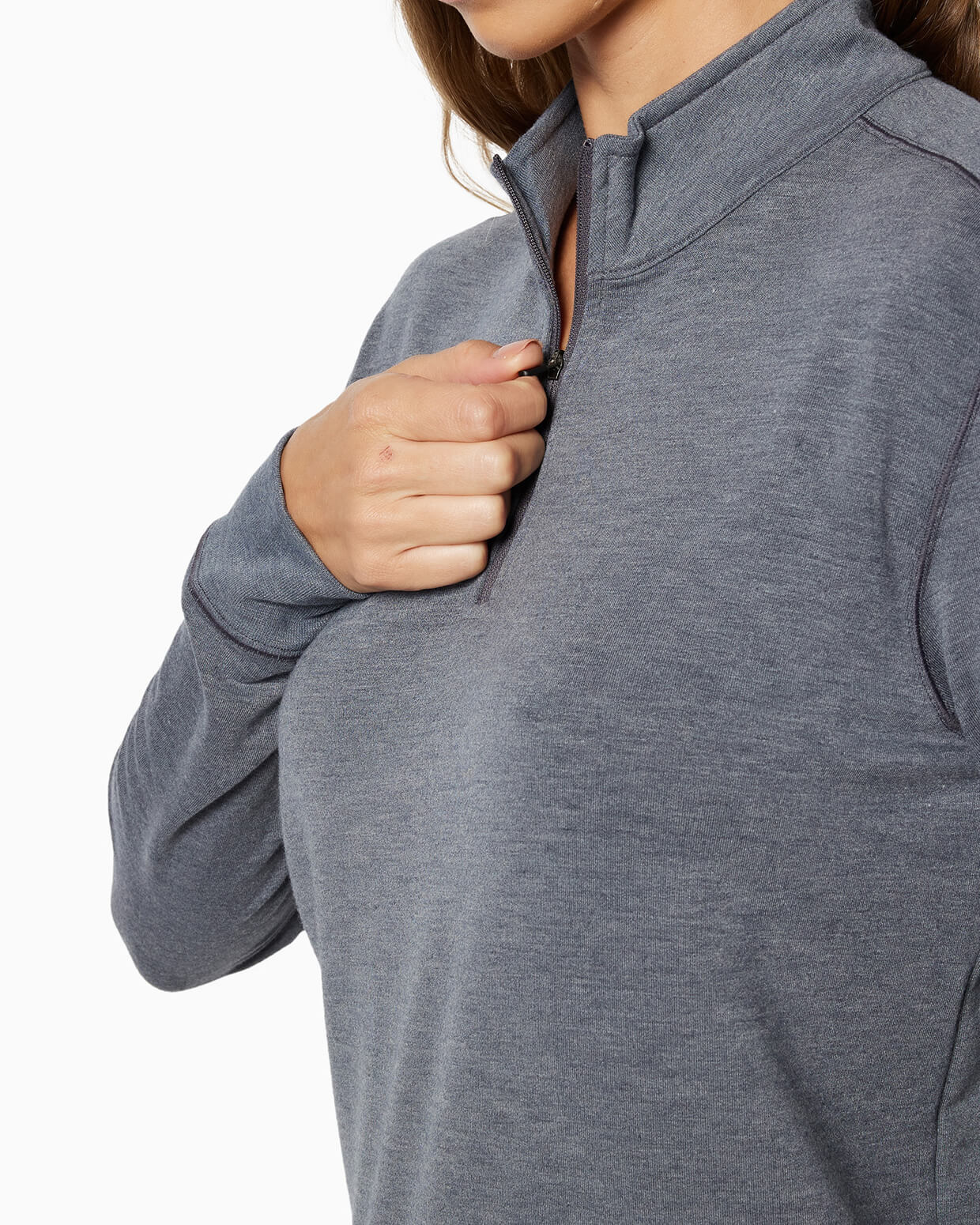 Barrel Quarter-Zip | Women's (Sea Silk)