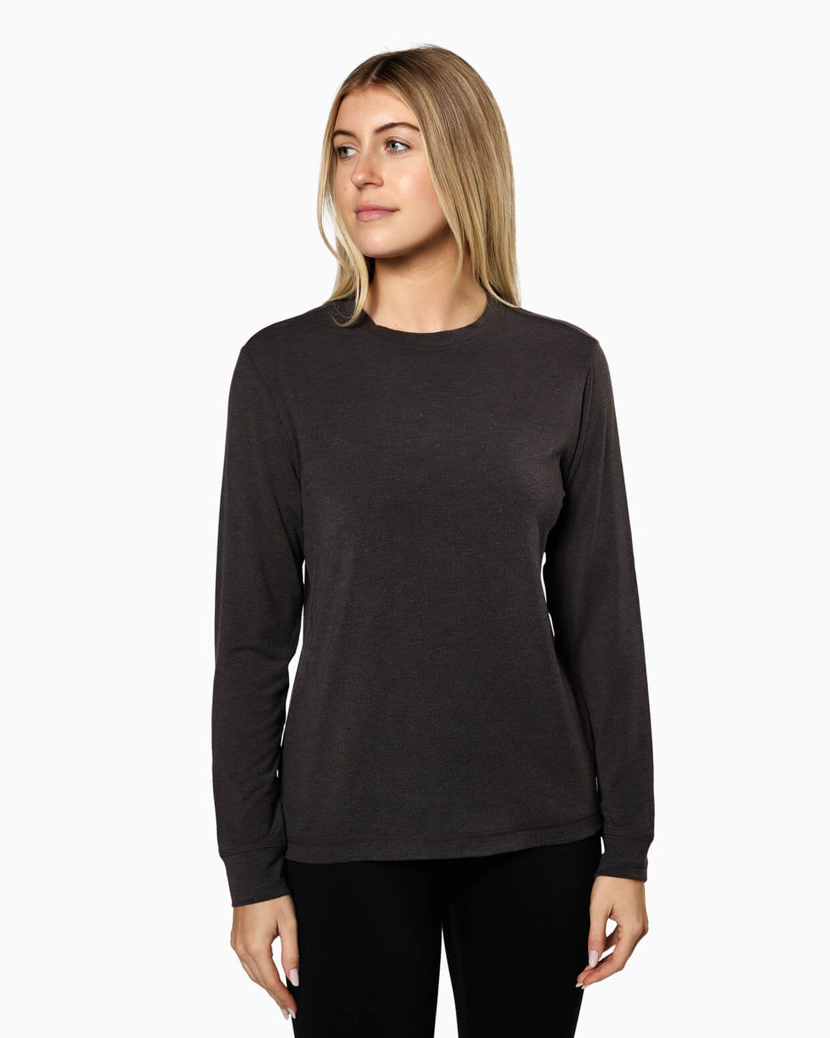 Sea Fit Long-Sleeve |  Women's BLACK front 2 #color_black