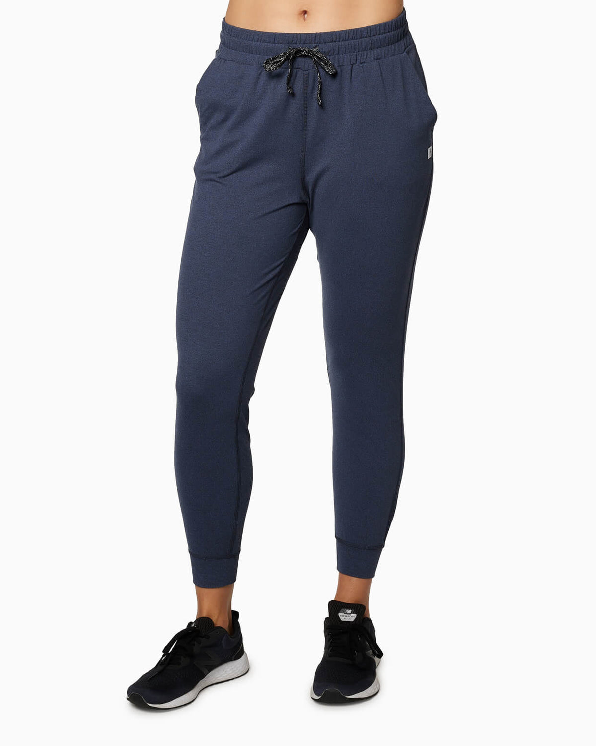 Cove Jogger | Women's HEATHER BLUE front #color_heather blue